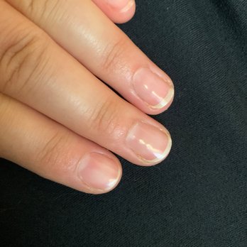 Embrace Salon & Spa - Shiny buffed nails with ragged, untouched cuticles. - Hair Salons Near Me - Crescent City, California