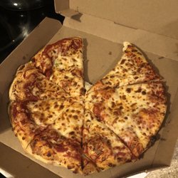 Domino's Pizza - Doesn't look like DOUBLE cheese to me!!