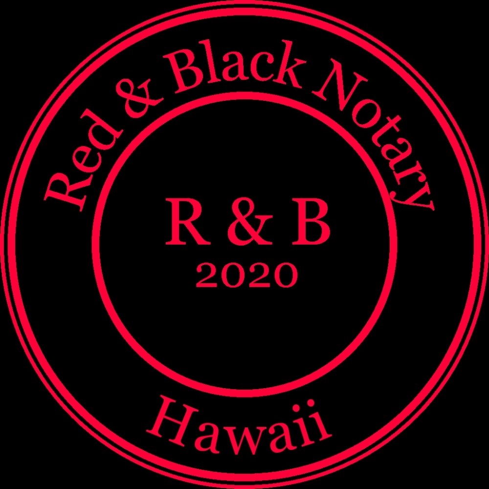 RED & BLACK NOTARY Notaries Urban Honolulu, HI Phone Number Yelp