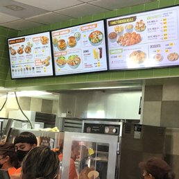 The menu/order counter The menu/order counter