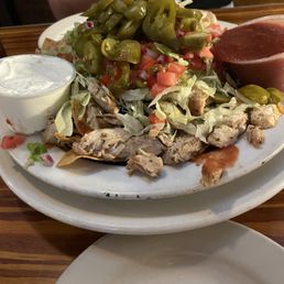 Nachos with chicken