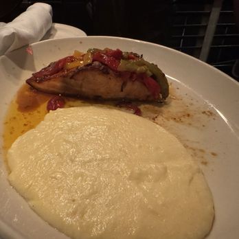 Luigi's Restaurant & Bar - Salmon and creamed polenta - Italian Near Me - New Hyde Park, New York Luigi's Restaurant & Bar - Salmon and creamed polenta - Italian Near Me - New Hyde Park, New York