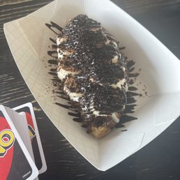 Banana chocolate croffle