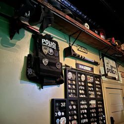 Abick's Bar - Cigar lounge aka the old barber shop memorabilia