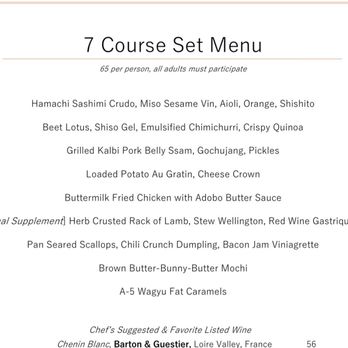 XO Restaurant - Menu - Asian Fusion Near Me - Honolulu, Hawaii