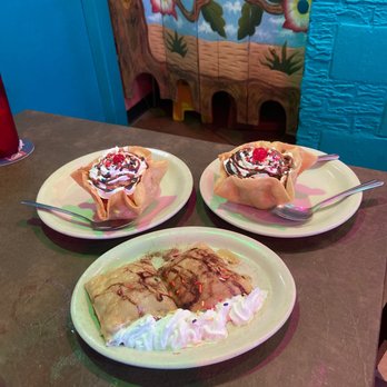 Hoppin Jalapeno - Sopaipilla and Fried Ice Cream!  Delicious!!! Yummy for our Tummies! - Tex-Mex Near Me - Snyder, Oklahoma