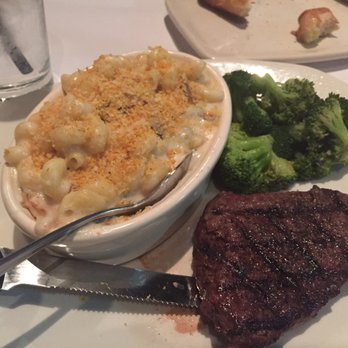 Bonefish Grill - Sirloin steak with truffle mac and cheese and seasoned broccoli. Yummmm. - Seafood Near Me - Lakewood, Colorado Bonefish Grill - Sirloin steak with truffle mac and cheese and seasoned broccoli. Yummmm. - Seafood Near Me - Lakewood, Colorado