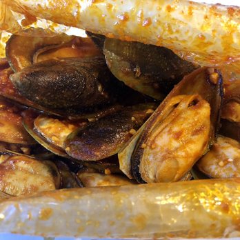 The Spice Sea - I have never in my life seen or enjoyed mussels this big and this delicious!! YUM!!! - Seafood Near Me - Phoenix, Arizona