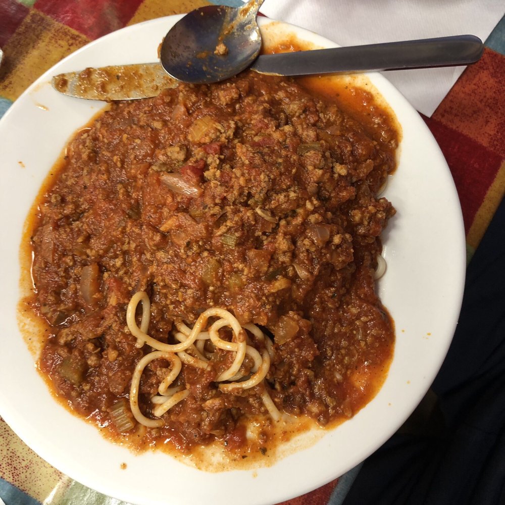 Pete's Eats - Spaghetti bolognaise - Cafes Near Me - Llanberis, GWN