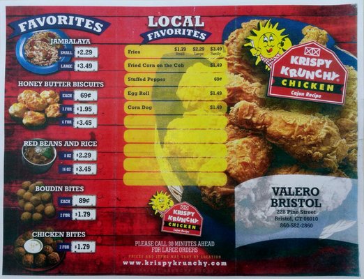 Menu photo 2 Valero Fasmart Bristol, CT Menu photo 2 Valero Fasmart Bristol, CT