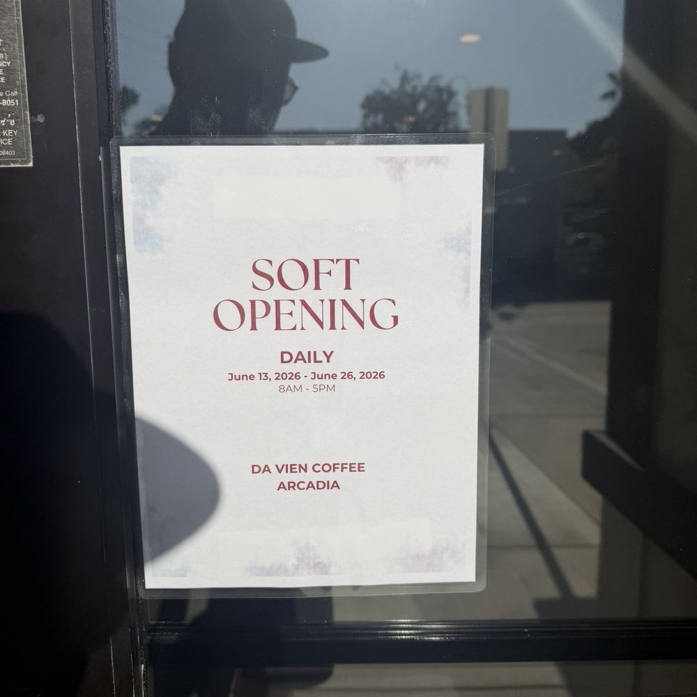 Da Vien Coffee - Soft opening - Coffee & Tea Near Me - Arcadia, California Da Vien Coffee - Soft opening - Coffee & Tea Near Me - Arcadia, California