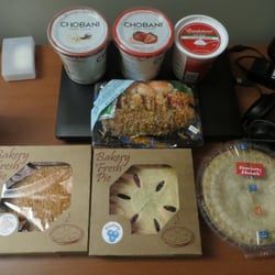 Fort Knox Commissary - Greek yogurt, cottage cheese, sushi, and pies purchased at the commissary