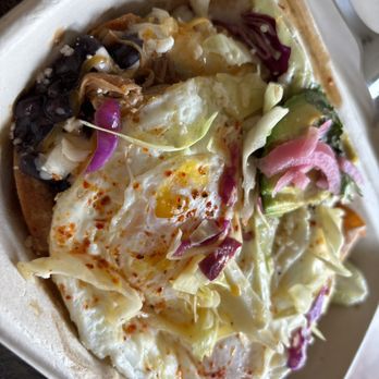 Hungry Heart PDX - Breakfast tacos on weekends only! I added the pork. - Bakeries Near Me - Portland, Oregon