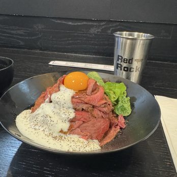 Red Rock - US Kobe Slice Beef Don - Japanese Near Me - Arcadia, California Red Rock - US Kobe Slice Beef Don - Japanese Near Me - Arcadia, California