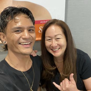 Ulta Beauty - Slade and author after about 1.5 hours that included a great scalp massage. - Cosmetics & Beauty Supply Near Me - Kailua, Hawaii Ulta Beauty - Slade and author after about 1.5 hours that included a great scalp massage. - Cosmetics & Beauty Supply Near Me - Kailua, Hawaii