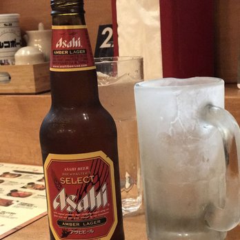 Ramen Hakata - Ice cold Asahi Amber - Ramen Near Me - Lewisville, Texas