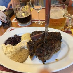 Restaurace U Pečeného Kolena - Pork shank From of the place