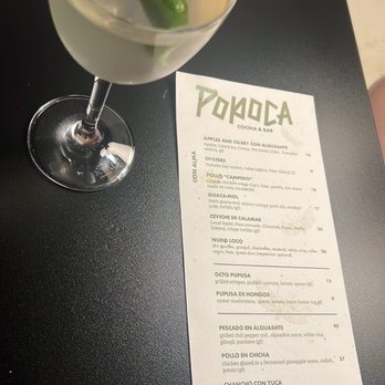 Popoca - Martini Colada - Salvadoran Near Me - Oakland, California