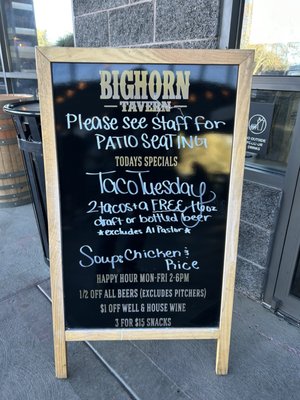 Menu photo 5 Bighorn Tavern Reno, NV