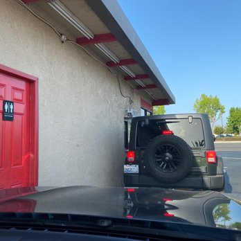 Sabrosada - Bathroom on the outside of restaurant in the drive thru - Tacos Near Me - Fountain Valley, California Sabrosada - Bathroom on the outside of restaurant in the drive thru - Tacos Near Me - Fountain Valley, California
