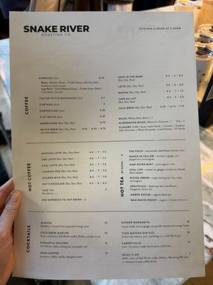 Menu photo 3 Snake River Roasting Company Jackson, WY Menu photo 3 Snake River Roasting Company Jackson, WY