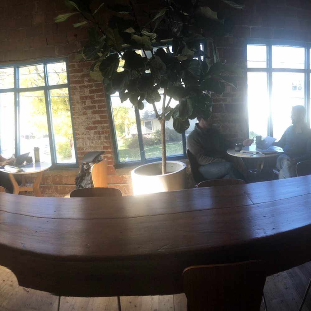 Three Story Coffee - Spacious indoors! (Thank you kind, studious strangers who allowed this panorama - I just couldn't resist!) - Coffee & Tea Near Me - Jefferson City, Missouri Three Story Coffee - Spacious indoors! (Thank you kind, studious strangers who allowed this panorama - I just couldn't resist!) - Coffee & Tea Near Me - Jefferson City, Missouri