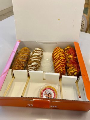 Two Hands Corn Dogs KATY by null