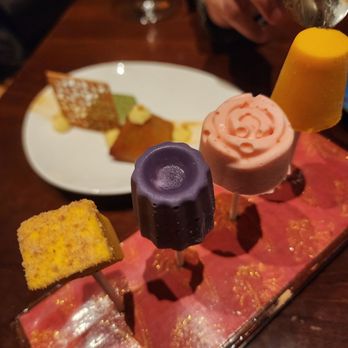 Junoon - Kulfi pops (Kesar, Ube malai, rose and Mango) - Indian Near Me - New York, New York Junoon - Kulfi pops (Kesar, Ube malai, rose and Mango) - Indian Near Me - New York, New York