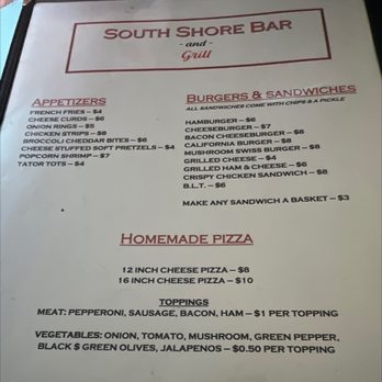 Hob's Southshore Saloon - the menu - Bars Near Me - Port Wing, Wisconsin Hob's Southshore Saloon - the menu - Bars Near Me - Port Wing, Wisconsin