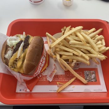 In-N-Out Burger - The number 1 combo....double double with fries and a drink. - Fast Food Near Me - Hanford, California
