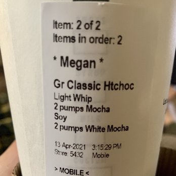 Starbucks - Order says GRANDE, not child size. - Coffee & Tea Near Me - Oceanside, California