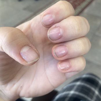 Royal Nails - Before they blessed my hands - Nail Salons Near Me - Hesperia, California