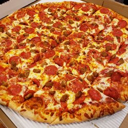 The Drop Zone Pizzeria - 24 Inch Pepperoni & Sausage