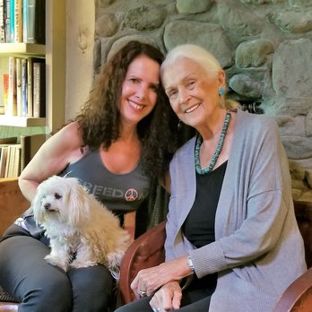 Briar Patch Inn - Joann, the wise and wonderful owner with her sweet dog Henri. - Bed & Breakfast Near Me - Sedona, Arizona Briar Patch Inn - Joann, the wise and wonderful owner with her sweet dog Henri. - Bed & Breakfast Near Me - Sedona, Arizona