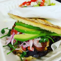 Pork Belly Arepa
