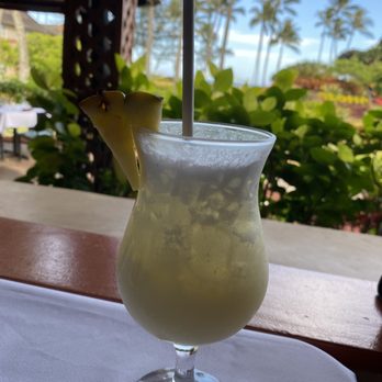 Hukilau Lanai - Coconut colada - Seafood Near Me - Kapaa, Hawaii