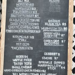 The Vegan Phoenix - Menu