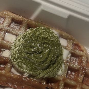 Little Gem Belgian Waffles - Matcha Cream - Desserts Near Me - Berkeley, California