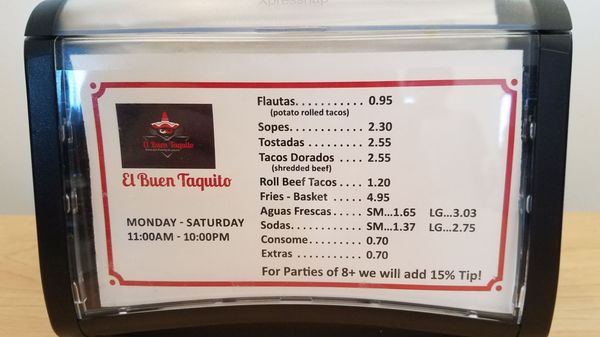 Menu photo 5 The Best Taquito Yuma, AZ Menu photo 5 The Best Taquito Yuma, AZ