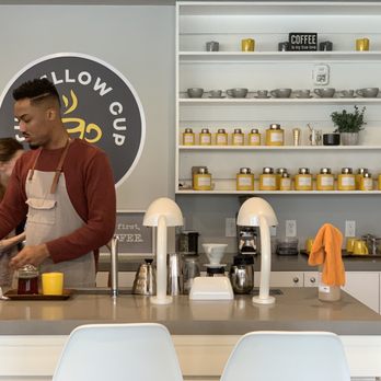 The Yellow Cup - Front register - Coffee & Tea Near Me - Houston, Texas The Yellow Cup - Front register - Coffee & Tea Near Me - Houston, Texas