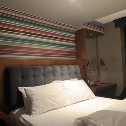 Village Hotel - Night Mode on my iPhone XS Max camera really does make my room look better than it was