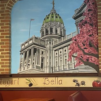 Two Brothers Pizza Midtown - State Capitol mural - Pizza Near Me - Harrisburg, Pennsylvania