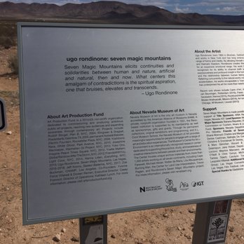 Seven Magic Mountains - Public Art Near Me - Las Vegas, Nevada
