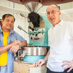 LoCo Beans - Loco Beans co-founders Chau and Paul.