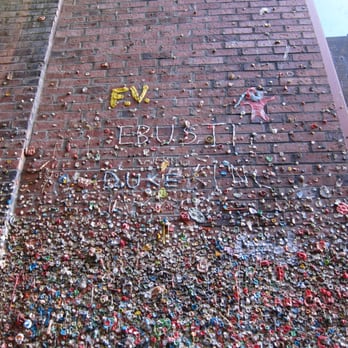 The Gum Wall - Local Flavor Near Me - Seattle, Washington The Gum Wall - Local Flavor Near Me - Seattle, Washington