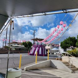 Jikoen Hongwanji - Setting up for tomorrow (7-22-23 Bon Dance)