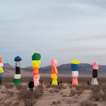 Seven Magic Mountains - Public Art Near Me - Las Vegas, Nevada