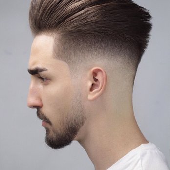The Barber Lofft - Retro Mordern pomp with low skin tailored fade - Barbers Near Me - Beaumont, California The Barber Lofft - Retro Mordern pomp with low skin tailored fade - Barbers Near Me - Beaumont, California