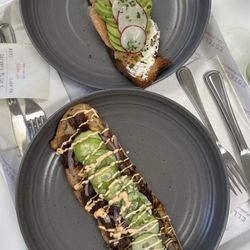Estelle Bakery & Patisserie - Korean bbq Sandwich  Salmon Avocado