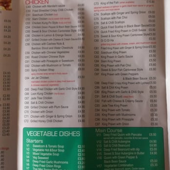 Cathay Cuisine - Menu - Japanese Near Me - Glasgow, GLG